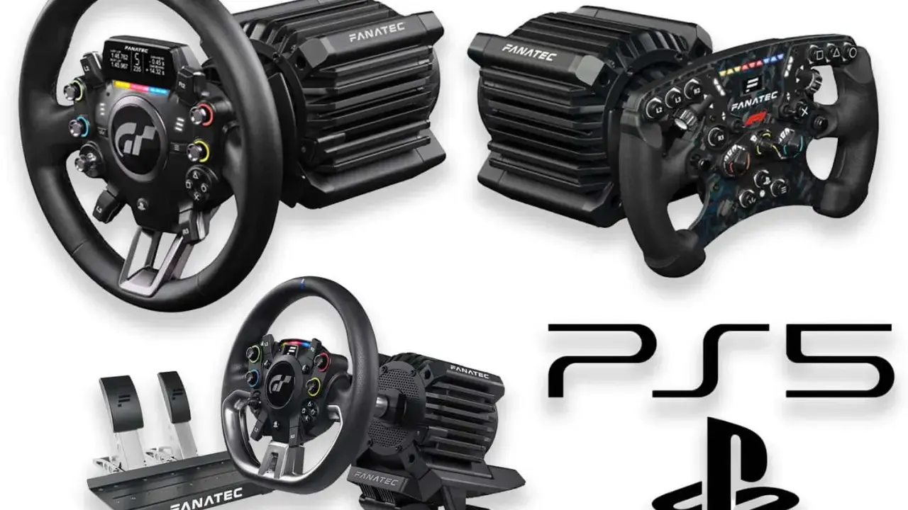 Zestaw kierownic Fanatec do gier wyścigowych na PS5. Poczuj się jak kierowca Formuły 1!