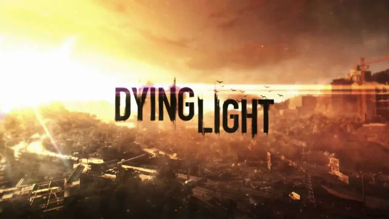 Napis "Dying Light" na tle apokaliptycznego miasta. Szukasz kodów do gry?