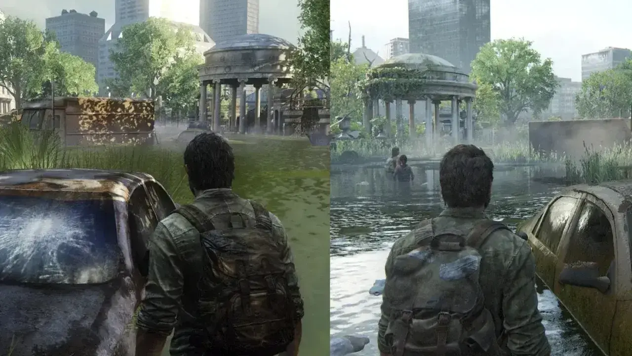 Porównanie grafiki z gry The Last of Us Part I na PS4 i PS5. Czy gry z PS5 działają na PS4? Nie, ale ta gra wygląda świetnie na obu konsolach.