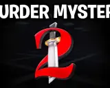 Logo Murder Mystery 2 z mieczem przebijającym cyfrę 2. Szukasz kodów do mm2?
