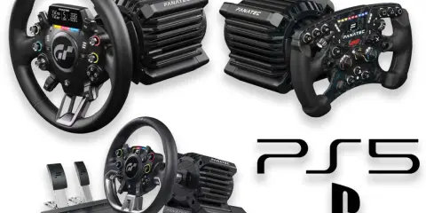 Zestaw kierownic Fanatec do gier wyścigowych na PS5. Poczuj się jak kierowca Formuły 1!