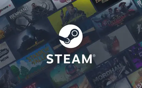 Logo Steam na tle okładek gier. Zastanawiasz się, czy da się wypłacić pieniądze ze Steam?