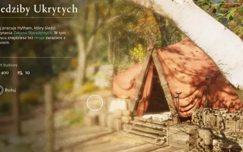 AC Valhalla poradnik: budowa Siedziby Ukrytych. Hytham śledzi Zakon Starożytnych. Koszt: 400 drewna, 30 materiału.