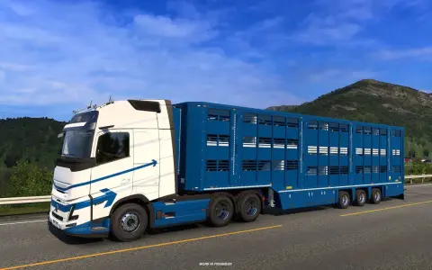 Nowy naczepa do przewozu zwierząt w grze ETS2. Aktualizacja wprowadza realistyczne detale i nowe możliwości transportowe.