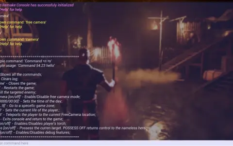 Gothic 2 kody na umiejętności: konsola pokazuje komendy, np. 'help' dla pomocy, 'kill' dla zabicia wroga, 'freecamera' dla swobodnej kamery.