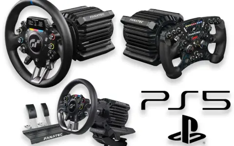 Zestaw kierownic Fanatec do gier wyścigowych na PS5. Poczuj się jak kierowca Formuły 1!