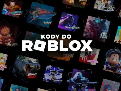 Kody do Roblox z grami jak Jailbreak, Shark Bitez, Doors, Adopt Me! i innymi.