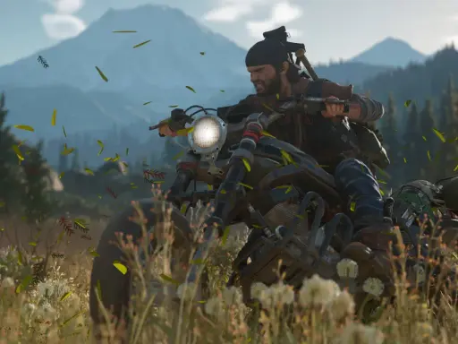 Deacon na motocyklu przemierza dzikie tereny. Czy będzie Days Gone 2?
