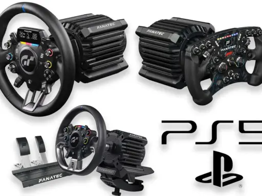 Zestaw kierownic Fanatec do gier wyścigowych na PS5. Poczuj się jak kierowca Formuły 1!
