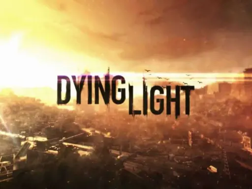 Napis "Dying Light" na tle apokaliptycznego miasta. Szukasz kodów do gry?