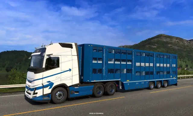 Nowy naczepa do przewozu zwierząt w grze ETS2. Aktualizacja wprowadza realistyczne detale i nowe możliwości transportowe.