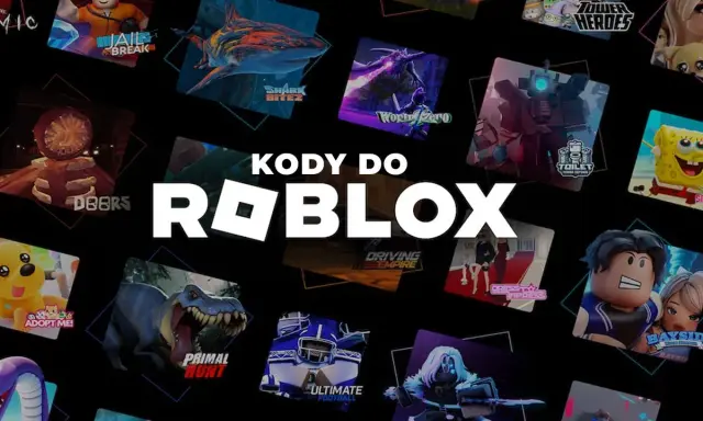 Kody do Roblox z grami jak Jailbreak, Shark Bitez, Doors, Adopt Me! i innymi.