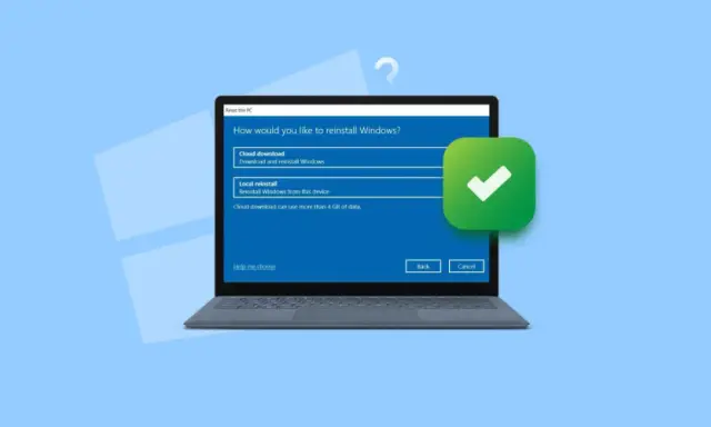Ekran wyboru opcji ponownej instalacji systemu Windows, pokazujący jak zainstalować Windows 11.