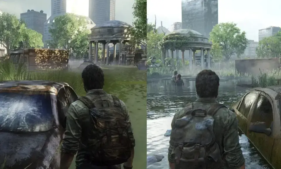 Porównanie grafiki z gry The Last of Us Part I na PS4 i PS5. Czy gry z PS5 działają na PS4? Nie, ale ta gra wygląda świetnie na obu konsolach.