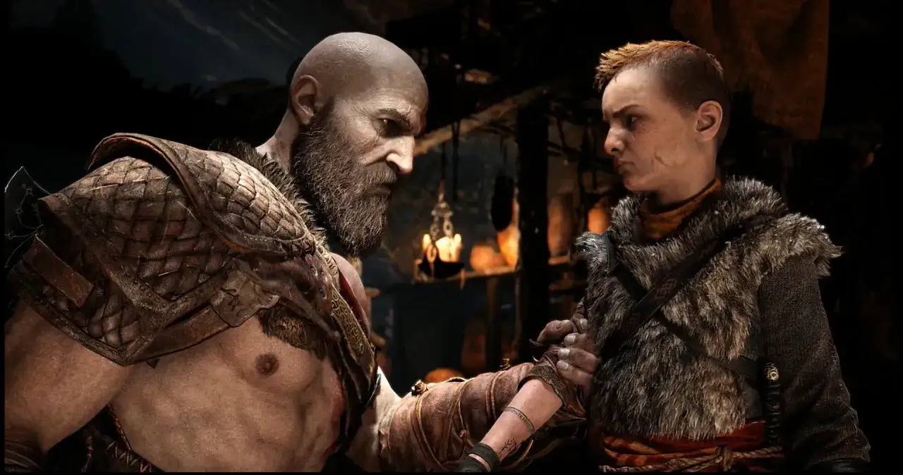 Kratos i Atreus w mrocznym lesie. Ile godzin zajmie im ta podróż?