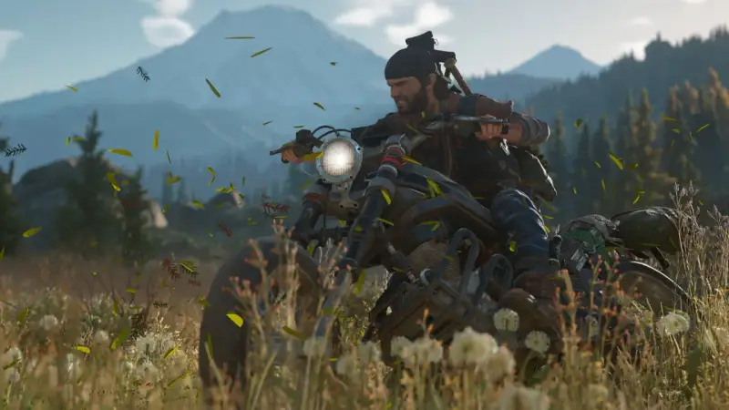 Deacon na motocyklu przemierza dzikie tereny. Czy będzie Days Gone 2?
